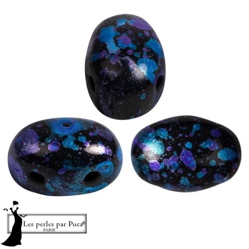 Cuentas de vidrio Samos® by Puca® 5x7 mm - Esmalte Azul x10g