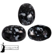 Cuentas de vidrio Samos® by Puca® 5x7 mm - Esmalte Gris x10g