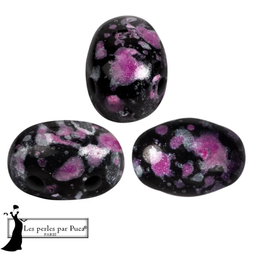 Cuentas de vidrio Samos® by Puca® 5x7 mm - Esmalte Rosa x10g