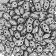 MiniDuo 2x4 mm Pastel Grey Pearl x10g