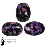 Cuentas de vidrio Samos® by Puca® 5x7 mm - Esmalte Morado y Rosa x10g