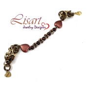 Cuentas de vidrio Samos® by Puca® 5x7 mm - Esmalte Rojo x10g