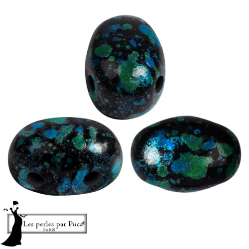 Cuentas de vidrio Samos® by Puca® 5x7 mm - Esmalte Turquesa x10g