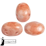 Cuentas de vidrio Samos® by Puca® 5x7 mm - Mishmash Peach x10g