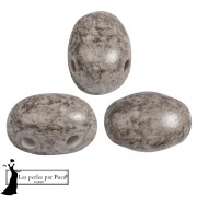 Cuentas de vidrio Samos® by Puca® 5x7 mm - Mishmash Taupe x10g