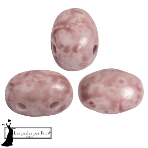 Cuentas de vidrio Samos® by Puca® 5x7 mm - Mishmash Topaz x10g