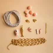 My DIY Jewellery - Kit de colgante y cordón de acero inoxidable - Versión rosa