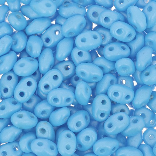 MiniDuo 2x4 mm Pastel Blue Pearl x10g