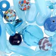 Surtido de perlas de Bohemia - Mix Light Blue x50g|raw }}