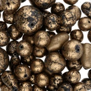 Surtido de perlas de Bohemia - Mix Gold Metallic x50g