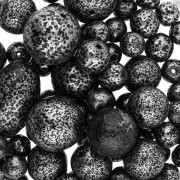 Surtido de perlas de Bohemia - Mix Silver Metallic x50g