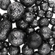 Surtido de perlas de Bohemia - Mix Silver Metallic x50g