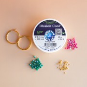 Mi bisutería DIY - Kit criollo de flores con biconos de perlas