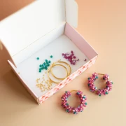 Mi bisutería DIY - Kit criollo de flores con biconos de perlas