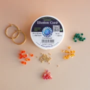 Mi bisutería DIY - Versión naranja del kit criollo de flores giratorias de perlas
