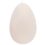 Cuenta semiperforada de resina 50x33 mm - Crudo x1