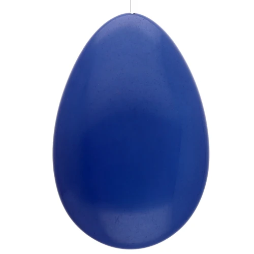 Cuenta semiperforada de resina 50x33 mm - Azul real x1