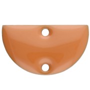 mostaza - Separadores metálicos - media luna - 2 agujeros resina epoxi 10x17 mm Mostaza x6 Separadores metálicos - media luna - 2 agujeros resina epoxi 10x17 mm Mostaza x6