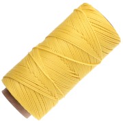 Bobina de hilo encerado Linhasita para micro macramé de 1,5 mm - Amarillo (37) x 116 m