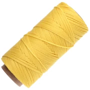 Bobina de hilo encerado Linhasita para micro macramé de 1,5 mm - Amarillo (37) x 116 m