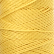 Bobina de hilo encerado Linhasita para micro macramé de 1,5 mm - Amarillo (37) x 116 m