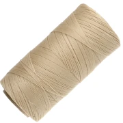 Bobina de hilo encerado Linhasita para micromacrame de 0,35 mm - Dark Cream (762) x 448 m