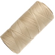 Bobina de hilo encerado Linhasita para micromacramé de 0,5 mm - Dark Cream (762) x 335 m