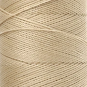 Bobina de hilo encerado Linhasita para micro macramé de 0,75 mm - Dark Cream (762) x 228 m