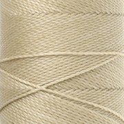 Bobina de hilo encerado Linhasita para micro macramé de 1 mm - Dark Cream (762) x 168 m