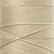 Bobina de hilo encerado Linhasita para micro macramé de 1 mm - Dark Cream (762) x 168 m