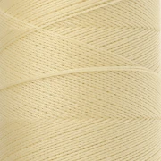 Bobina de hilo encerado Linhasita para micromacramé de 0,35 mm - Amarillo claro (1) x 448 m