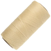 Bobina de hilo encerado Linhasita para micromacramé de 0,5 mm - Amarillo claro (1) x 335 m