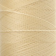 Bobina de hilo encerado Linhasita para micromacramé de 0,5 mm - Amarillo claro (1) x 335 m