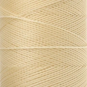 Bobina de hilo encerado Linhasita para micromacramé de 0,5 mm - Amarillo claro (1) x 335 m