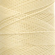 Bobina de hilo encerado Linhasita para micro macramé de 0,75 mm - Amarillo claro (1) x 228 m