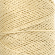 Bobina de hilo encerado Linhasita para micro macramé de 1 mm - Amarillo claro (1) x 168 m