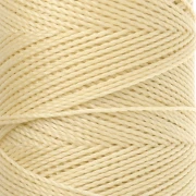 Bobina de hilo encerado Linhasita para micro macramé de 1 mm - Amarillo claro (1) x 168 m