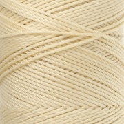 Bobina de hilo encerado Linhasita para micro macramé de 1,5 mm - Amarillo claro (1) x 116 m