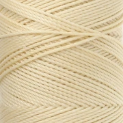 Bobina de hilo encerado Linhasita para micro macramé de 1,5 mm - Amarillo claro (1) x 116 m