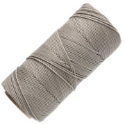 Bobina de hilo encerado Linhasita para micromacrame de 1,5 mm - Greige (4) x 116 m