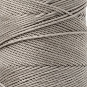 Bobina de hilo encerado Linhasita para micromacrame de 1,5 mm - Greige (4) x 116 m