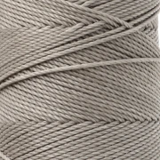 Bobina de hilo encerado Linhasita para micromacrame de 1,5 mm - Greige (4) x 116 m