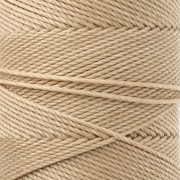 Bobina de hilo encerado Linhasita para micro macramé de 1,5 mm - Straw (18) x 116 m