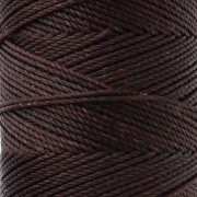 Bobina de hilo encerado Linhasita para micro macramé de 1,5 mm - Marrón chocolate (29) x 116 m