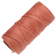 Bobina de hilo encerado Linhasita para micro macramé de 1,5 mm - Terracota (35) x 116 m