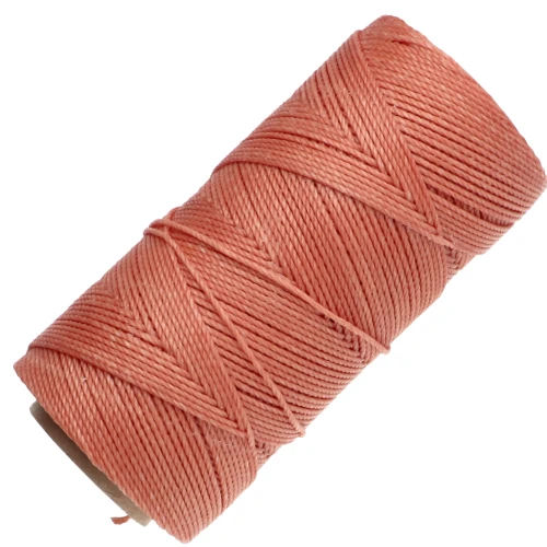 Bobina de hilo encerado Linhasita para micro macramé de 1,5 mm - Terracota (35) x 116 m