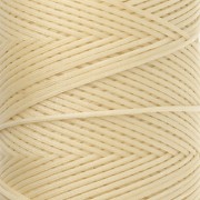 Bobina de hilo plano encerado Linhasita para macramé, 1,4 mm - Amarillo claro (1) x 167 m