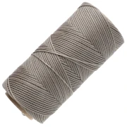 Bobina de hilo plano encerado Linhasita para macramé de 1,4 mm - Greige (4) x 167 m