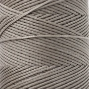 Bobina de hilo plano encerado Linhasita para macramé de 1,4 mm - Greige (4) x 167 m