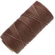 Bobina de hilo plano encerado Linhasita para macramé de 1,4 mm - Madera (21) x 167 m